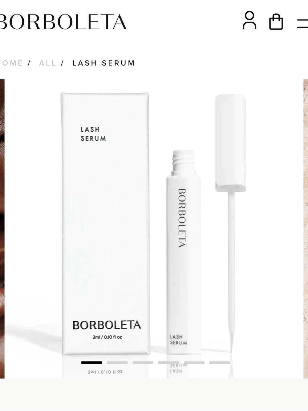 New and sealed! Borboleta Lash Serum - Strengthening Eyelash Treatment